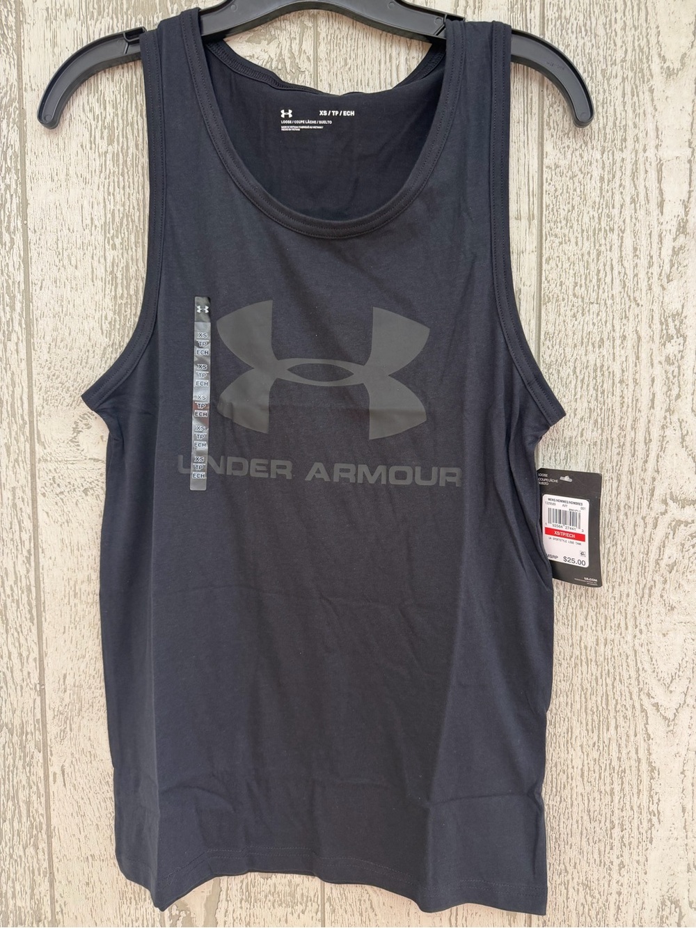 Under Armour Men’s Black Performance Logo Tank
